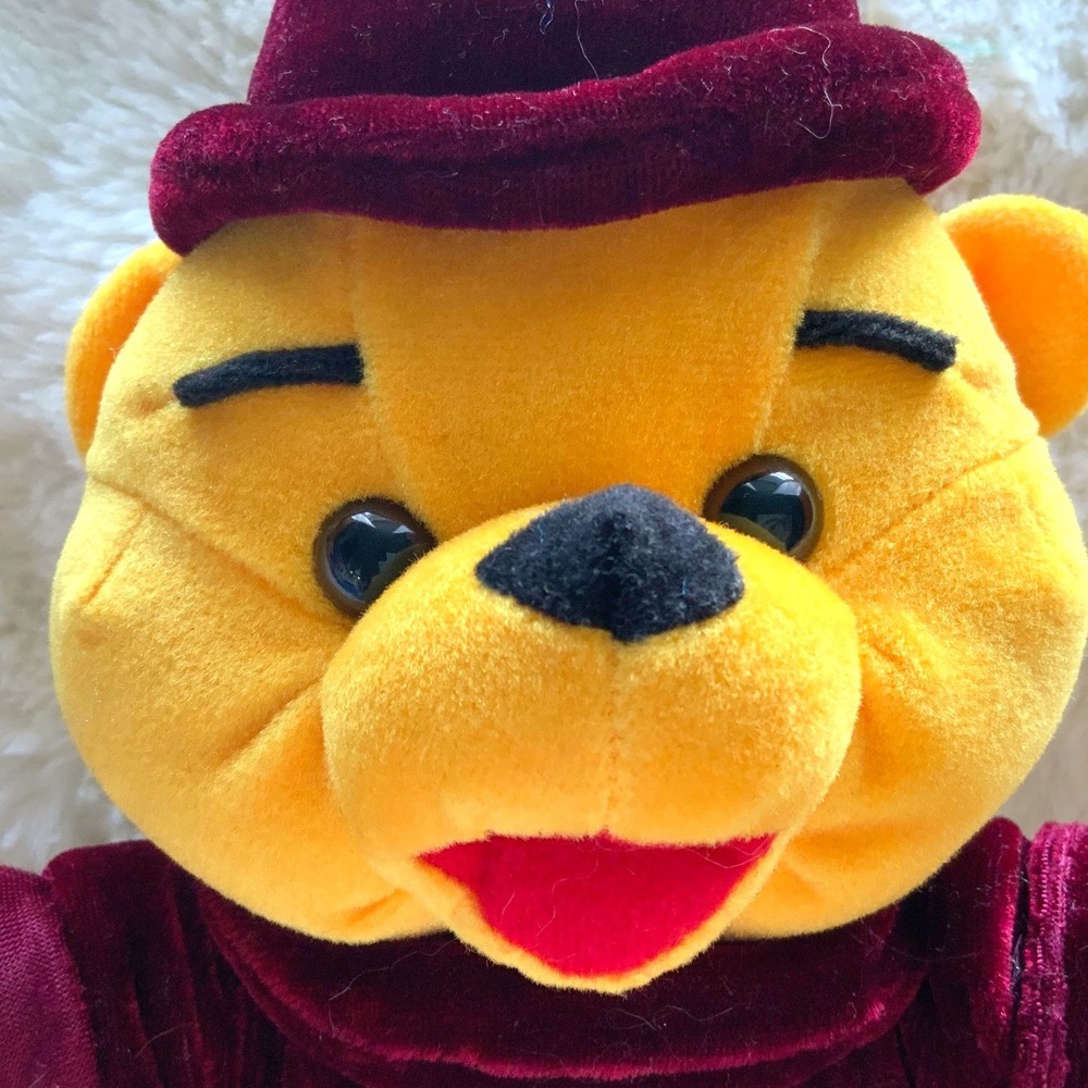Disney Winnie the Pooh Wizard Sorcerer Plush 12" Halloween Moon Stars Carousel - Picture 2 of 5